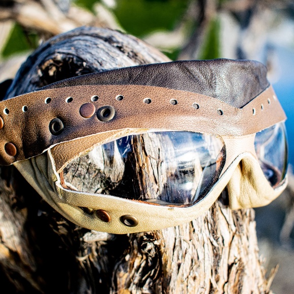 Other - Hand Made Leather goggles,  Burningman Approved